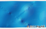 Physical 3D Map of the area around 44° 53' 21" S, 30° 40' 29" E