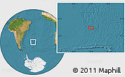 Satellite Location Map of the area around 44° 53' 21" S, 32° 13' 30" W