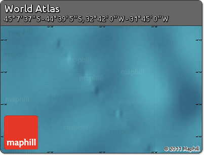 Satellite Map of the Area around 44° 53' 21" S, 32° 13' 30" W