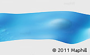 Physical Panoramic Map of the area around 44° 53' 21" S, 34° 55' 29" E
