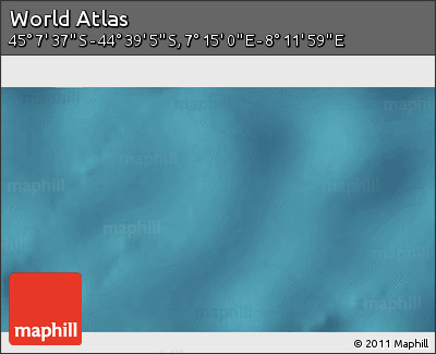 Satellite 3D Map of the Area around 44° 53' 21" S, 7° 43' 29" E
