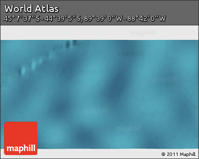 Satellite 3D Map of the Area around 44° 53' 21" S, 89° 10' 30" W