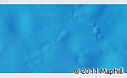 Physical 3D Map of the area around 44° 53' 21" S, 9° 25' 30" E