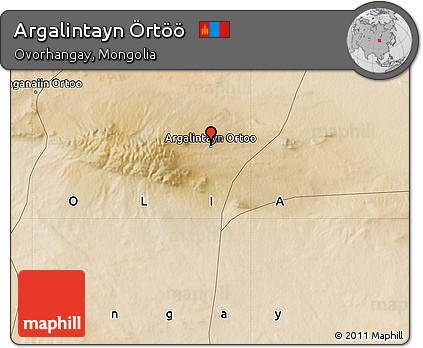 Satellite Map of Argalintayn Örtöö