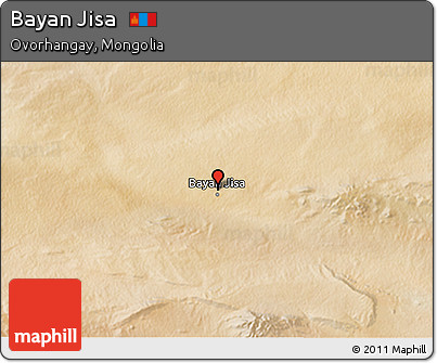 Satellite 3D Map of Bayan Jisa