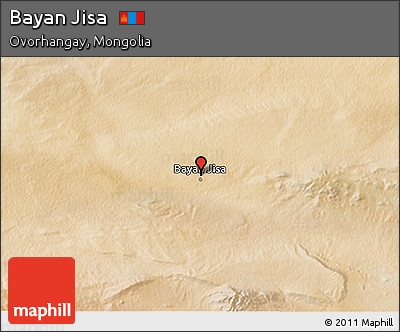 Satellite 3D Map of Bayan Jisa