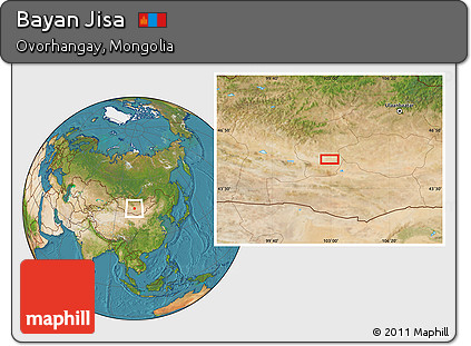 Satellite Location Map of Bayan Jisa