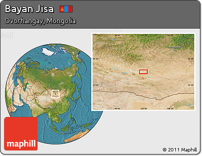Satellite Location Map of Bayan Jisa