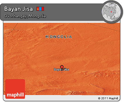 Political Panoramic Map of Bayan Jisa