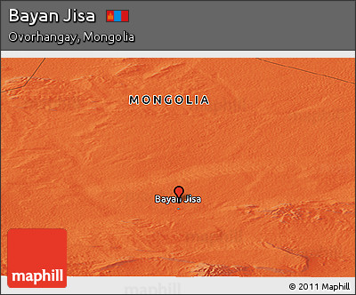 Political Panoramic Map of Bayan Jisa