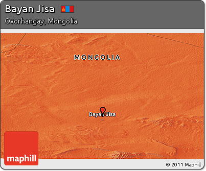 Political Panoramic Map of Bayan Jisa