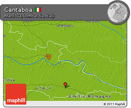 Physical 3D Map of Cantaboa