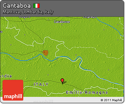Physical 3D Map of Cantaboa