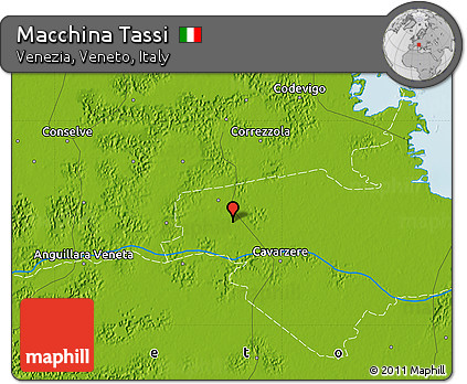 Physical Map of Macchina Tassi