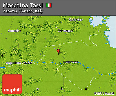Physical Map of Macchina Tassi