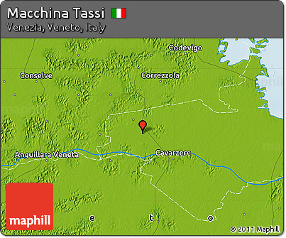 Physical Map of Macchina Tassi