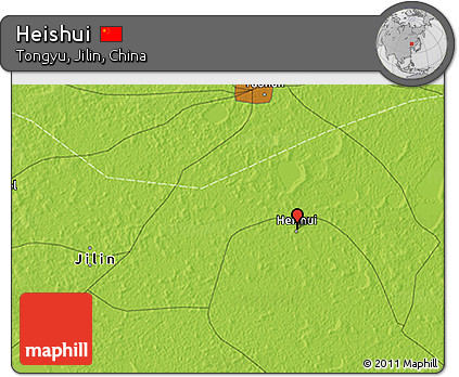 Physical 3D Map of Heishui