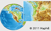 Physical Location Map of Mulino