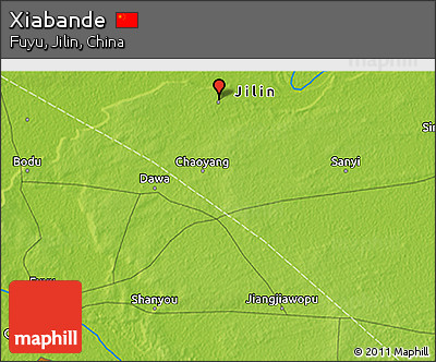 Physical 3D Map of Xiabande