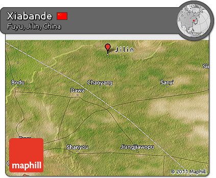 Satellite 3D Map of Xiabande