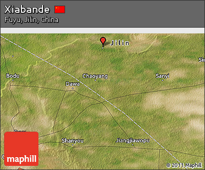 Satellite 3D Map of Xiabande