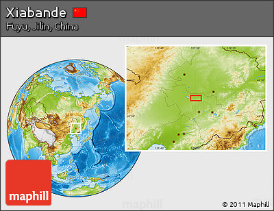 Physical Location Map of Xiabande