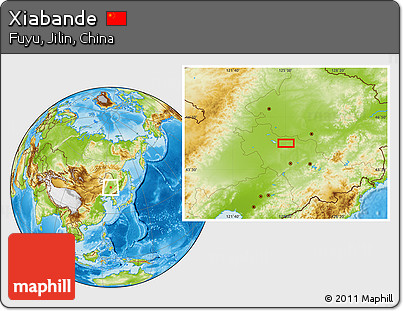 Physical Location Map of Xiabande