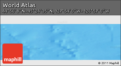 Physical Panoramic Map of the Area around 45° 10' 22" N, 127° 25' 30" W
