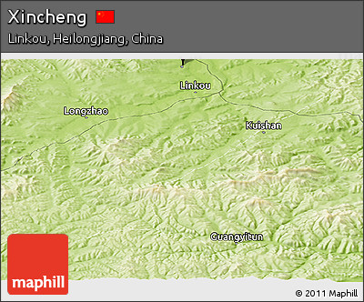 Physical Panoramic Map of Xincheng