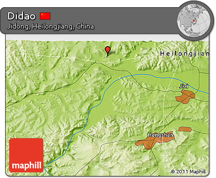 Physical 3D Map of Didao