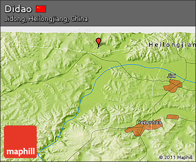 Physical 3D Map of Didao