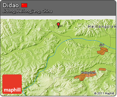 Physical 3D Map of Didao