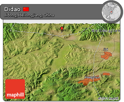 Satellite 3D Map of Didao