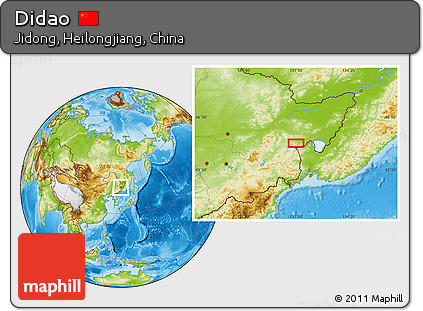 Physical Location Map of Didao