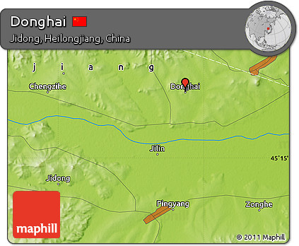 Physical Map of Donghai