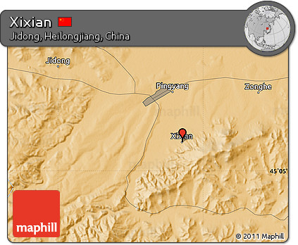Political Map of Xixian