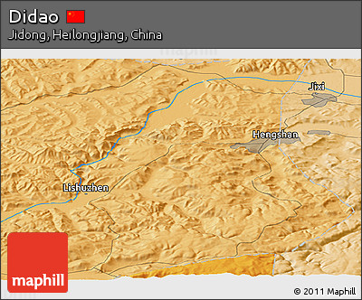 Political Panoramic Map of Didao
