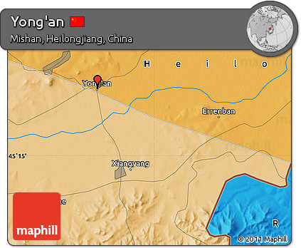 Political Map of Yong'an