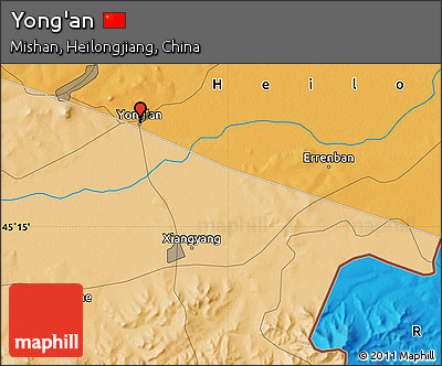 Political Map of Yong'an