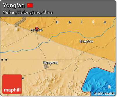 Political Map of Yong'an