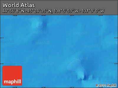 Political Map of the Area around 45° 10' 22" N, 137° 37' 30" W