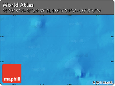 Political Map of the Area around 45° 10' 22" N, 137° 37' 30" W