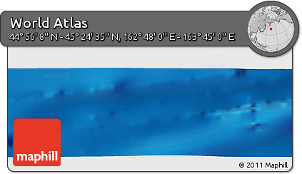 Physical Panoramic Map of the Area around 45° 10' 22" N, 163° 16' 30" E