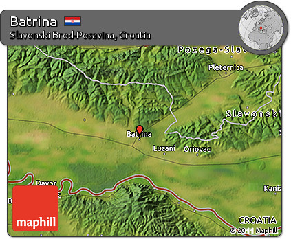 Satellite 3D Map of Batrina