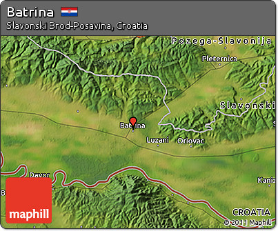 Satellite 3D Map of Batrina