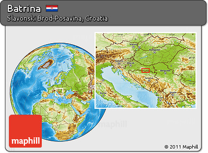Physical Location Map of Batrina