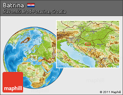 Physical Location Map of Batrina