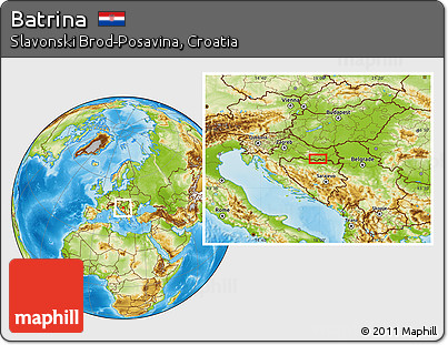Physical Location Map of Batrina