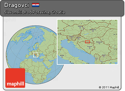 Savanna Style Location Map of Dragovci