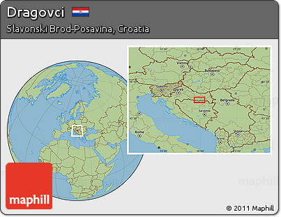 Savanna Style Location Map of Dragovci